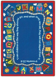 Joy Carpets Kid Essentials Bible Train Multi